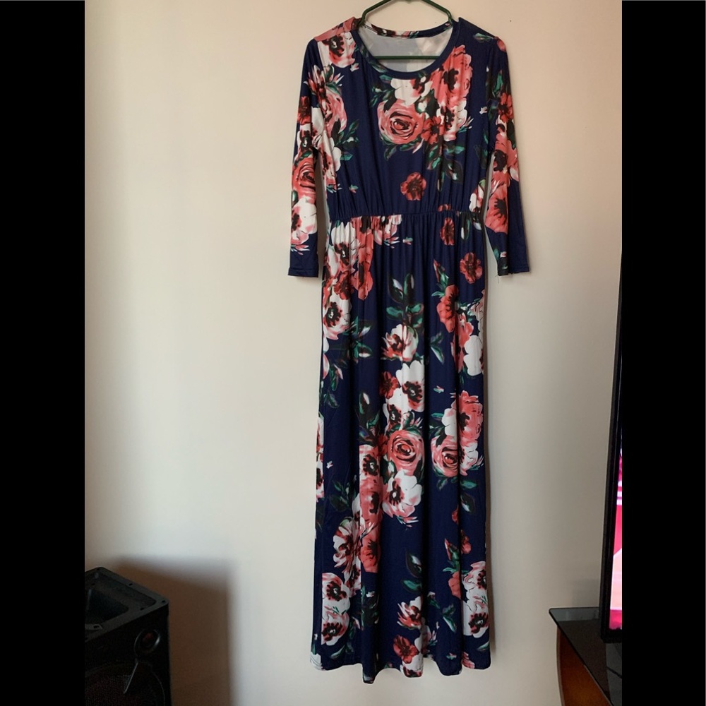 Long floral dress